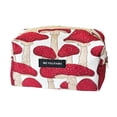 thumbnail image 1 of Grande Trousse de Maquillage pour Voyage, Pochette de Rangement Cosmétique Compacte, Étui de Retouche Portable, Organisateur à Compartiments Multiples, Pochette de Coiffeuse pour Femme, Noir, 1 of 8