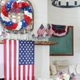 thumbnail image 6 of PALIFEUR 4th of July Wreath, 13.78 Inch Patriotic Wreaths for Front Door, Artificial Floral Spring Wreaths Decorations for Memorial Day Independence Day Veterans Day, Red Blue White, 6 of 6