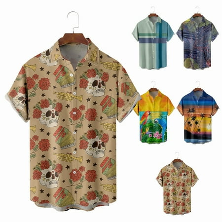 

Family Matching Button Up Shirts Stylish Basic Tops Sizes Kids-Adult Unisex