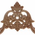 thumbnail image 4 of Natural Floral Madera Tallado Calcomanía Esquina Apliques Frame Puertas Muebles Muebles Woodcarding Decorativo Estatuillas de madera Artesanía, 4 of 7