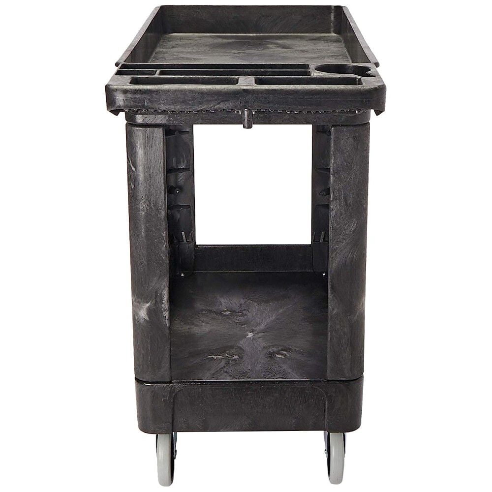 17.13 in. x 21.5 in. x 7 in. Undivided 7.6 Gallon Bus/Utility Box - Gray