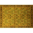 thumbnail image 1 of Ahgly Company Indoor Rectangle Oriental Yellow Industrial Area Rugs, 6' x 9', 1 of 4