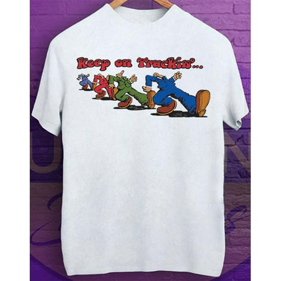 Keep On Truckin Vintage T Shirts WHITE T-Shirts S-5XL GS036