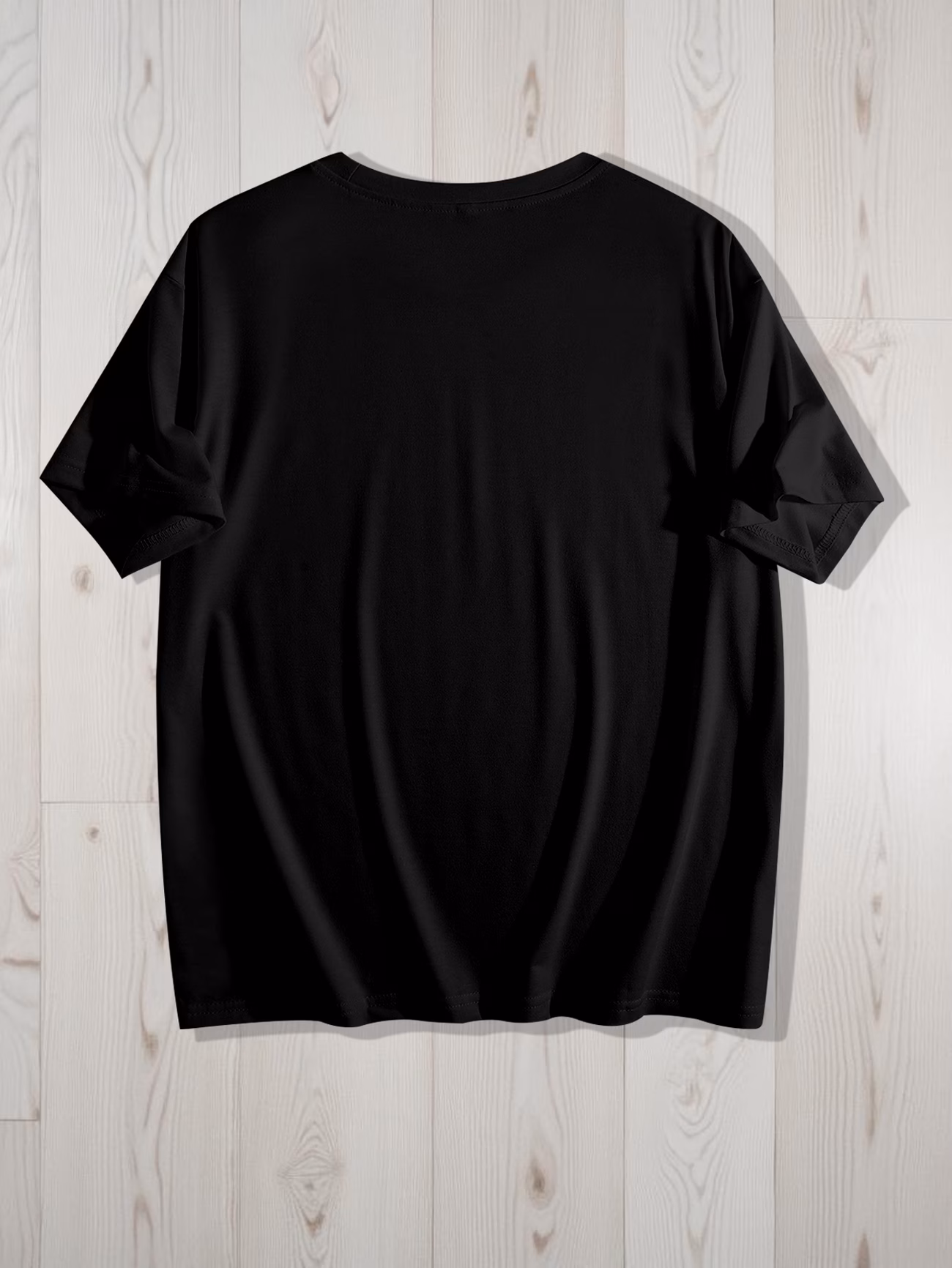 thumbnail image 2 of Summer Men's Casual Black Short Sleeved T-shirt, Suitable for Parties and Outdoor Sports, 2 of 5