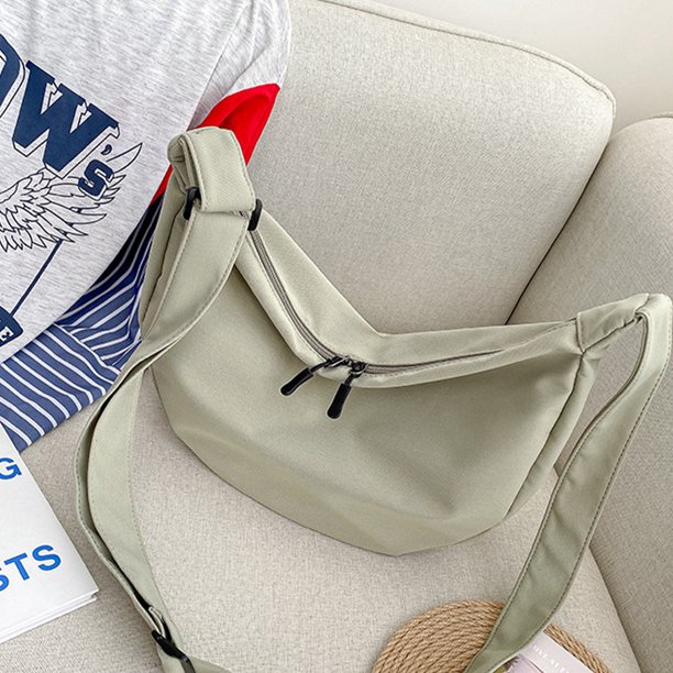 Bolsa de hombro compuesto de lona Transpirable Mujeres Durable con cremallera Viaje de compras Tmvgtek Para Estrenar