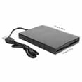 thumbnail image 2 of 3.5 Inch External USB Floppy Disk Drive Plastic for Laptop Desktop PC, 2 of 8