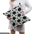 thumbnail image 5 of Ambesonne Black and White Fabric by the Yard Upholstery, Spiral Hexagons, 10 Yards, Charcoal Grey, 5 of 5