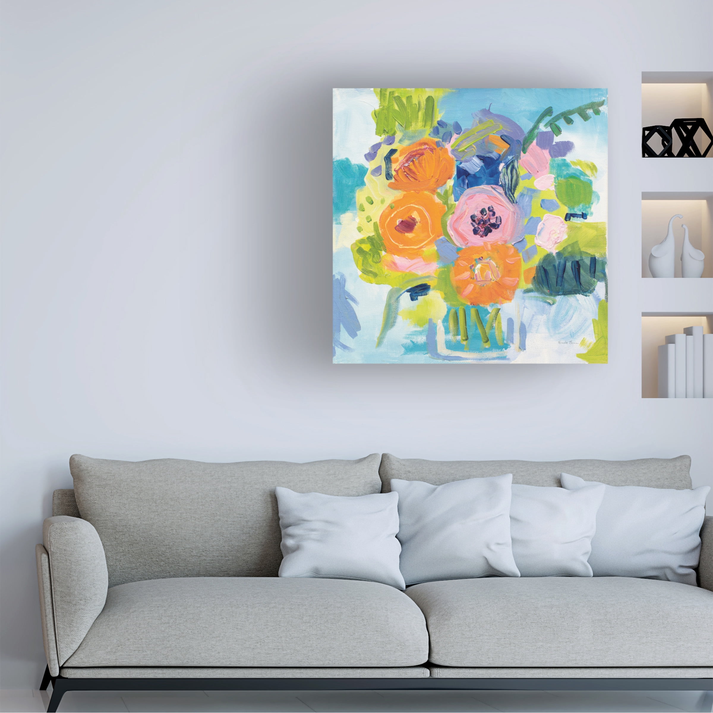 Farida Zaman 'Summer Bouquet' Canvas Art