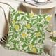 thumbnail image 5 of Funda de Almohada de Estilo Veraniego, Diseño Verde Natural, Material Suave y Cómodo, Ideal para Decorar El Sofá, El Coche o El Hogar, Uso Versátil, Fácil de Limpiar, Tamaño 45 X 45 Cm, Paquete de 1, 5 of 6