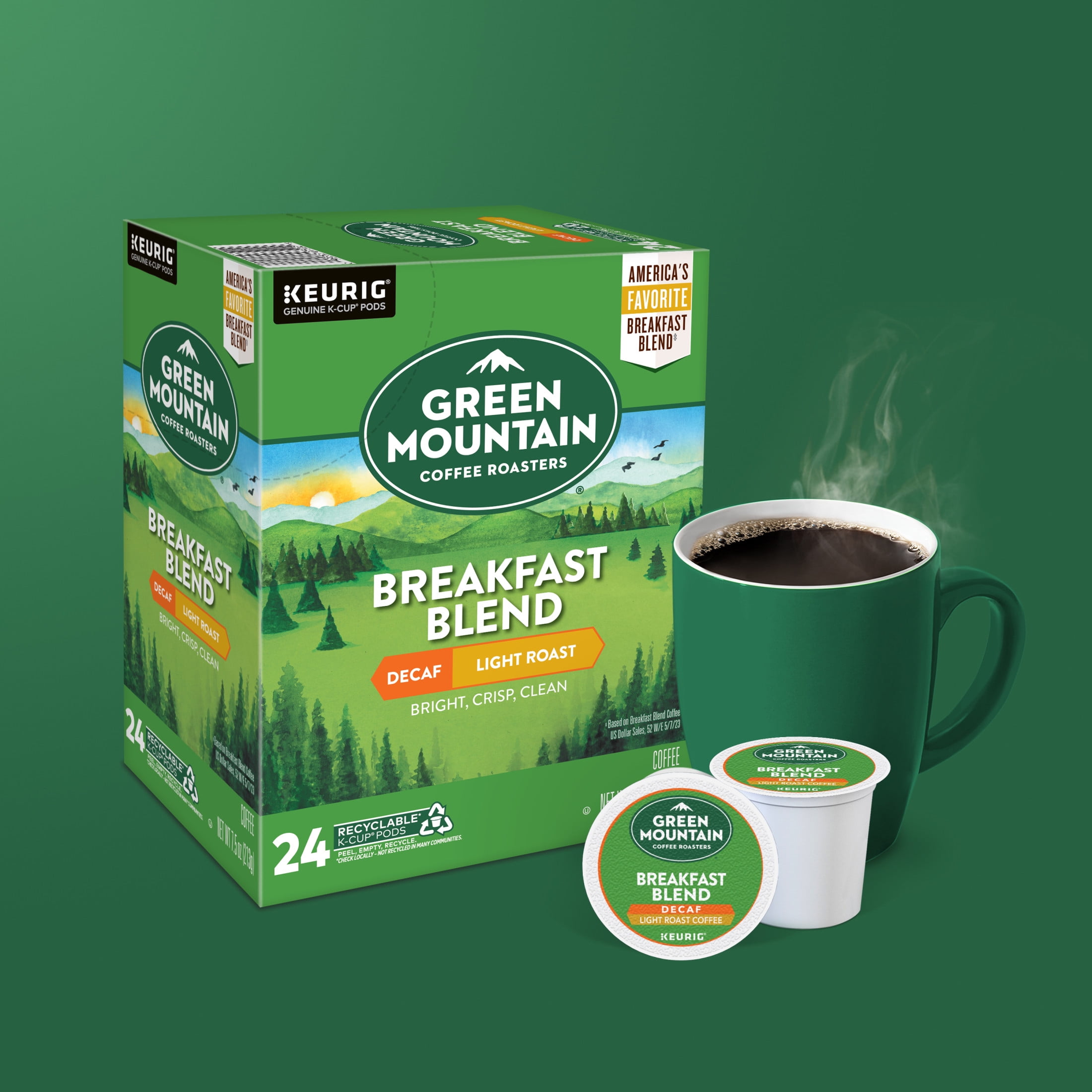 Green mountain k cups decaf sale