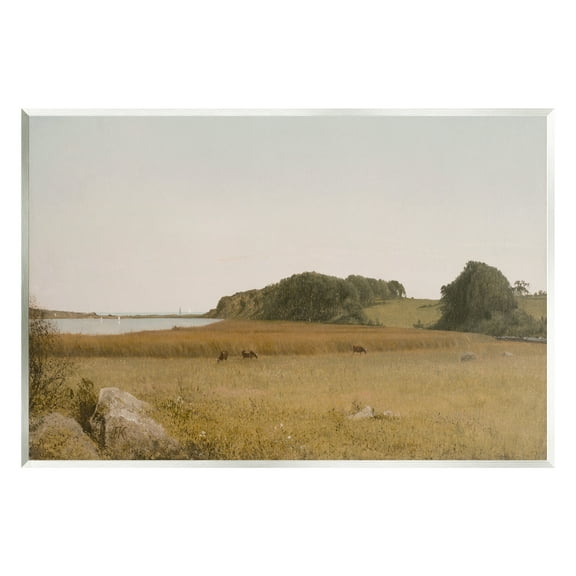 Stupell Industries Countryside Grazing Cows Landscape Photography Unframed Art Print Wall Art, 15 x 10