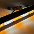 thumbnail image 2 of 28" 54 LED Strobe Light Bar, Emergency Warning Lamp, Traffic Flash Work Light, 7 Kinds of Flashing Models, Amber & White, 12V, 2 of 9