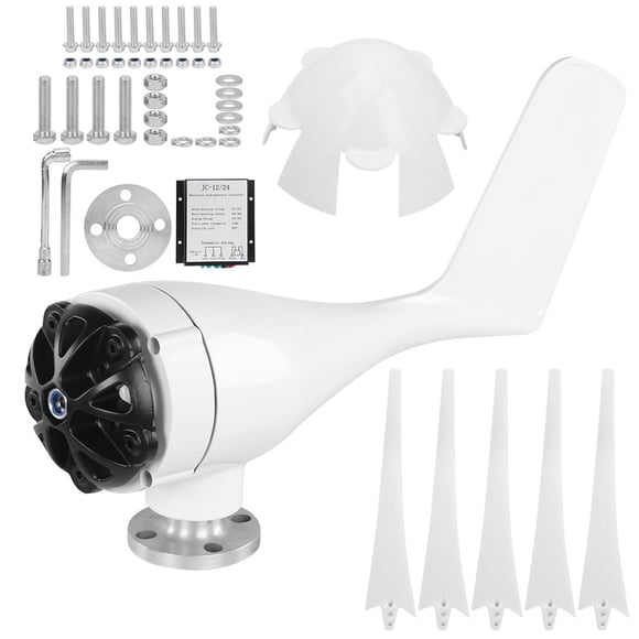 Kit de generador de turbinas eólicas de 5 palas, fuente de alimentación pequeña para cabina de barco, sala móvil, 400 W, 12 V