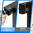 thumbnail image 3 of DEXTRUS Modern Heavy-Duty & Power Outlets Wooden Aquarium Stand, Black, 36.2L x 20.5W x 8.26H, 3 of 7