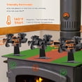 thumbnail image 6 of 8 Blades Fireplace Heat Fan  Heat Powered Stove Fan for Wood Burner, with Magnetic Thermometer, 6 of 8