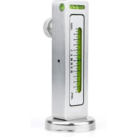 Universal Adjustable Magnetic Gauge Tool Camber,Adjustable Camber/Caster Tool for Cars, Trucks, RVs | Universal Automotive Measurement with -5° to  5° Scale