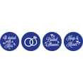 thumbnail image 2 of Darling Souvenir Candy Favor Bridal Shower Party Theme&nbsp;chocolate&nbsp;Stickers 190 Pcs-Medium Blue, 2 of 2