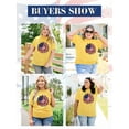 thumbnail image 5 of XCHQRTI 4th of July Daisy Women Plus Size Tshirts Graphic USA Casual Tees, 5 of 7