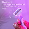 thumbnail image 3 of Venus Miami Midnight Smooth Women's Disposable Razors, 3 ct, 3 of 10