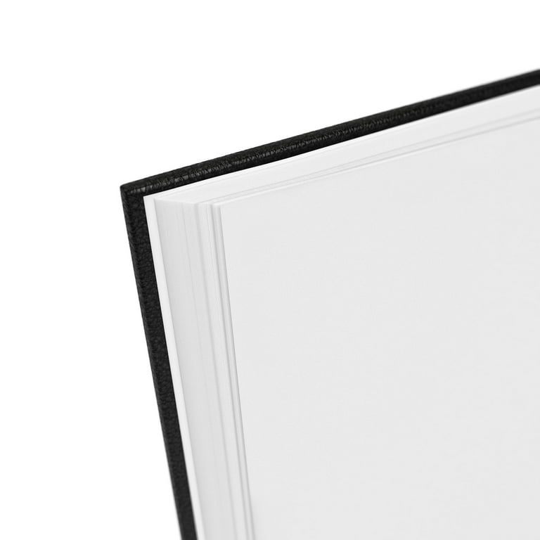 Arteza Black Hardbound Sketchbook, 8.5x11, 110 Sheets of Drawing Paper