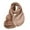 Khaki, variant on PMUYBHF Female Wedding Shawl Women and Men's Casual and Fashionable Imitation Imitation Wool Stripe Color Matching Winter Outdoor Warm Scarf Purple XXL