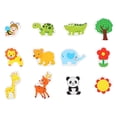 thumbnail image 1 of LUVCLS Imanes de madera para refrigerador, imanes decorativos, imanes divertidos de animales para refrigerador, lindos imanes para refrigerador para niños, imanes de granja de animales marinos para, 1 of 7