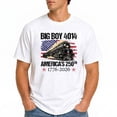 thumbnail image 2 of Big Boy 4014 Vintage Steam Locomotive T-Shirt – Retro Train Enthusiast Theme – Conductor or Train Lover Gift, 2 of 6