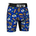 thumbnail image 4 of Men's Rock Em Socks  Royal Los Angeles Rams Tacos Boxer Briefs, 4 of 4