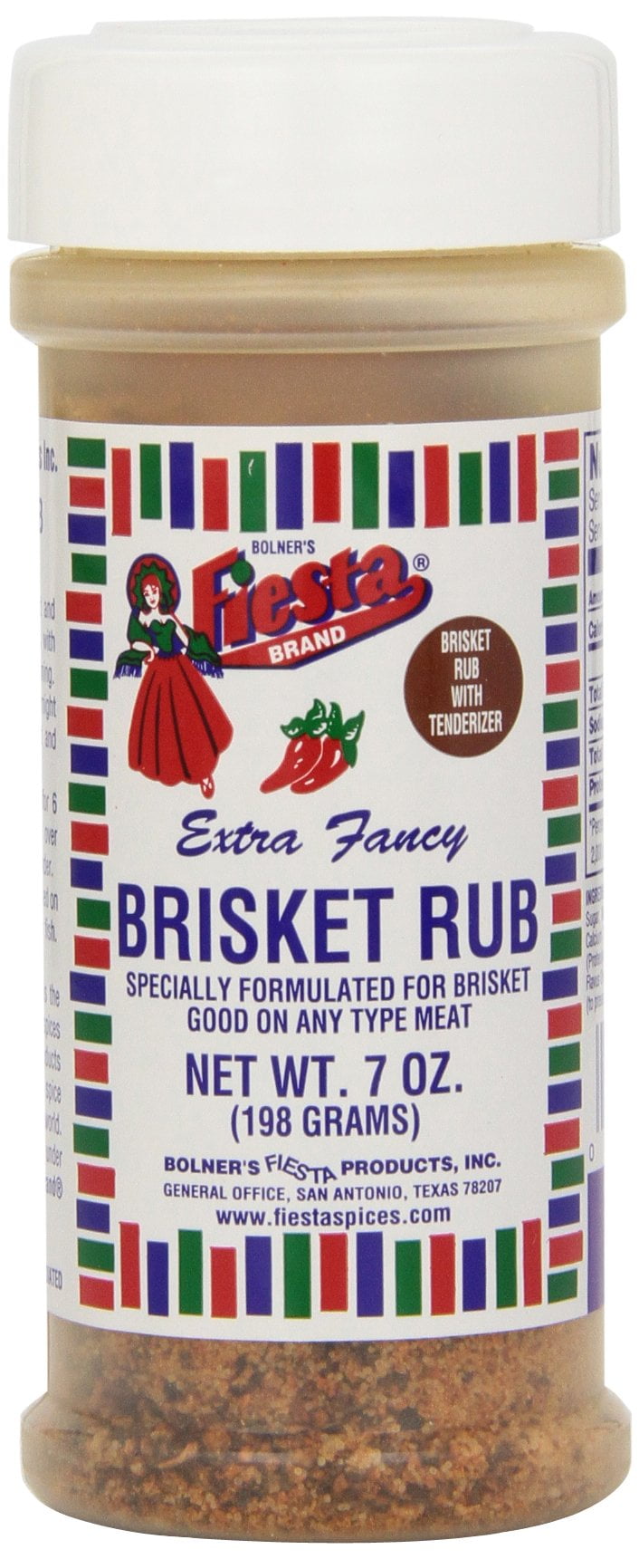 Fiesta Brisket Rub, 7Ounce (Pack of 6)
