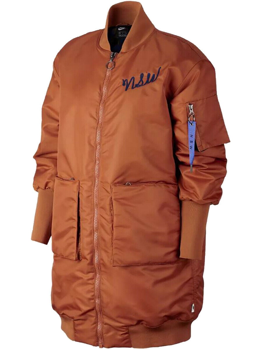 orange nike coat