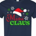 thumbnail image 4 of Inktastic Mimi Claus with Christmas Santa Hat and Snowflakes T-Shirt, 4 of 5