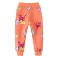 thumbnail image 5 of Tiijoy Toddler Girls Cat Print Active Sweatpants High Waisted Drawstring Jogger Pants, Sizes 1-2, 5 of 6