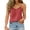 Purple, variant on Cotton Linen Tank Tops for Women V Neck Camisole Adjustable Spaghetti Strap Summer casul Breathable Camisole