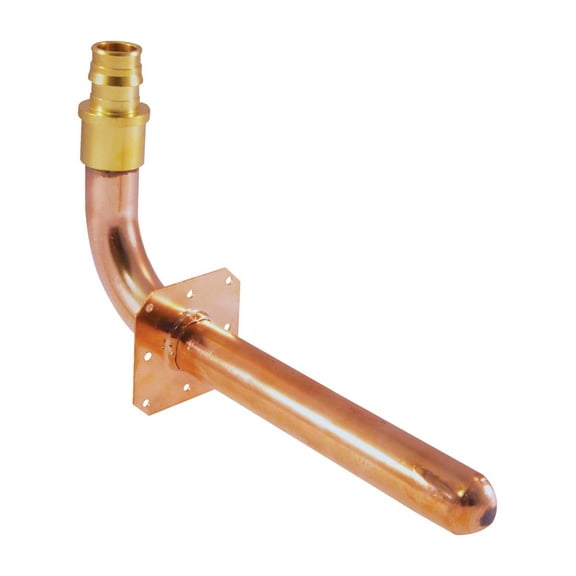 Apollo EPXSTUBWE34 Copper Stubout Elbow with Ear for PEX Tubing 3/4 in. Nominal