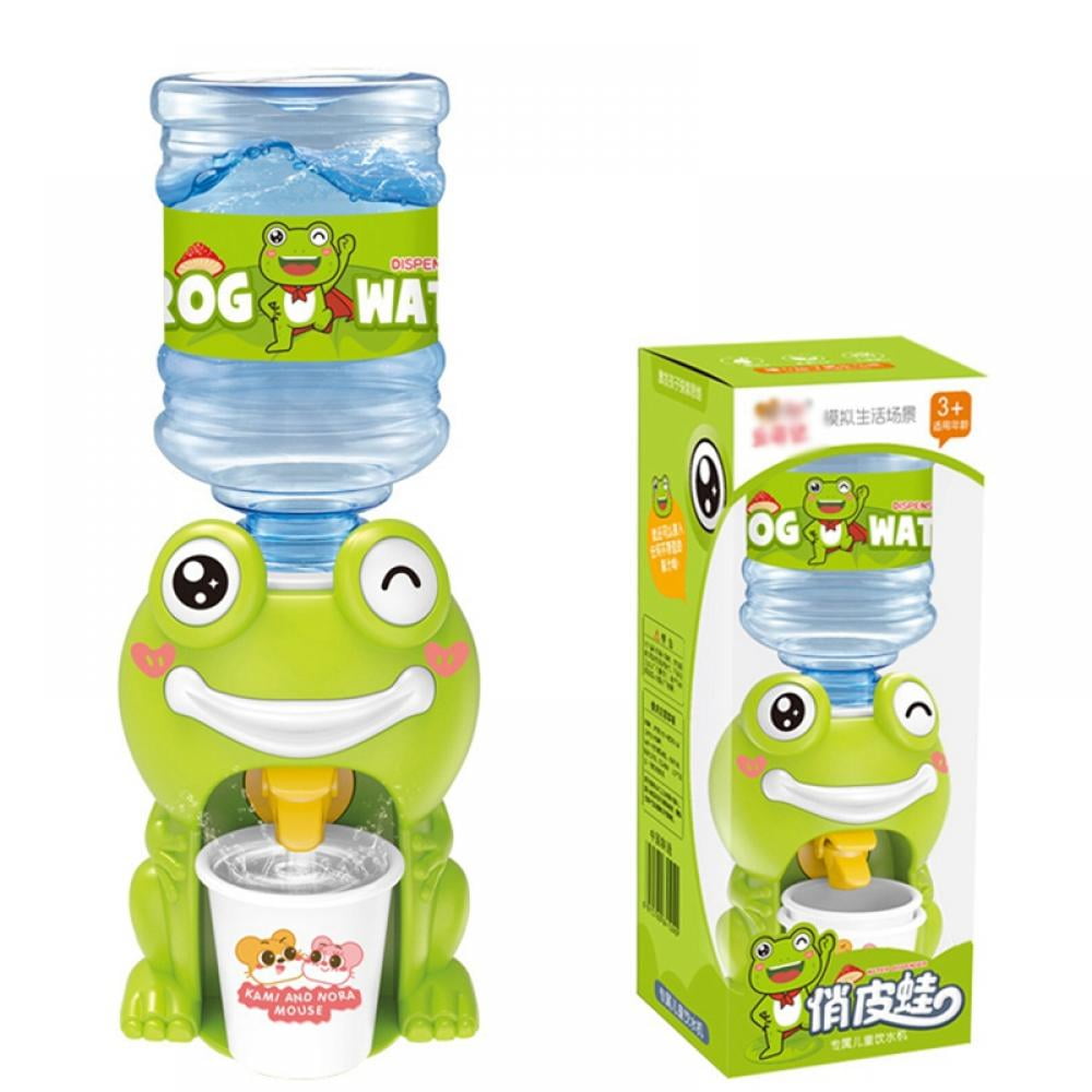 350 ML Mini Water Dispenser for Kids Lovely Frog Water Machine Funny Water  Toy for Kids(Green) 