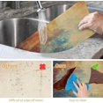 thumbnail image 2 of Vintage Daisy Flower Table Placemats,Rustic Wood Plank Heat Resistant Placemats, Set of 6 Washable Non-Slip Table Mats for Dining Home Kitchen Party Indoor 12x18 Inch, 2 of 6