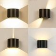 thumbnail image 3 of Lámpara de pared interior LED de 12 W, luz de pared ajustable moderna blanca cálida, lámpara de diseño hacia arriba y hacia abajo para pasillo, escalera, sala de exposición, sala de estar, 3 of 5