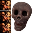 thumbnail image 1 of Decoraciones de adornos de terror ardientes KEWITY calavera de cerámica para chimenea 7,6 x 8 x 6 cm, 1 of 4