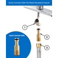 thumbnail image 4 of Kitchen Sink Side Sprayer with Quick Side Connector Compatible with Moen Faucet Sprayer Replacement, Kitchen Sink Faucet Sprayer Attachment with Water Hose/Holder, Oil Rubbed Bronze, 4 of 5