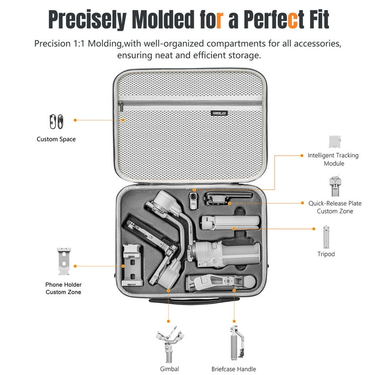 Stabilizzatore Dji Étui De Transport Pour DJI RS4 - Sac Antichoc Avec Bandoulière, Rangement Organisé Pour Stabilisateur Dji Rs4 Mini