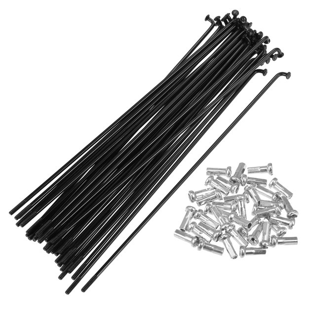 36 radios de acero Unique Bargains para bicicleta de 14 G J Bend 153 mm