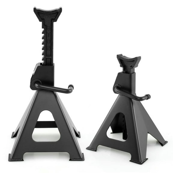 YYAo 6 Ton 13000 lbs Capacity Metal Car Lifting Stands with 14-23 Inch Adjustable Height
