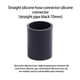 thumbnail image 5 of Kenally Silicone Auto Hose Coupler Portable 70mm Universal Engine Heats-resistant Modified Pipe Part Replacement Straight Connector Type2 NO2, 5 of 6