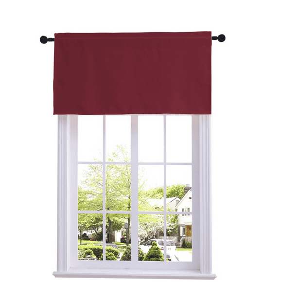 Blackout Short Curtains - Home Decor - Small Window Curtain - For Cafes,Farmhouse,Bedrooms, Living Rooms and Yard(1 Panel, 51 x 18 Inch)