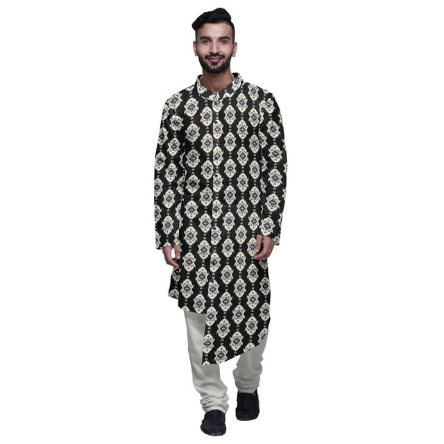 Atasi Cotton Printed Kurta Set For Men Designer Casual Kurta Pajama Clothing