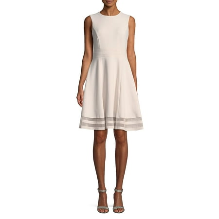 Sleeveless Fit-&-Flare Dress (Best Way To Wear Infinity Dress)