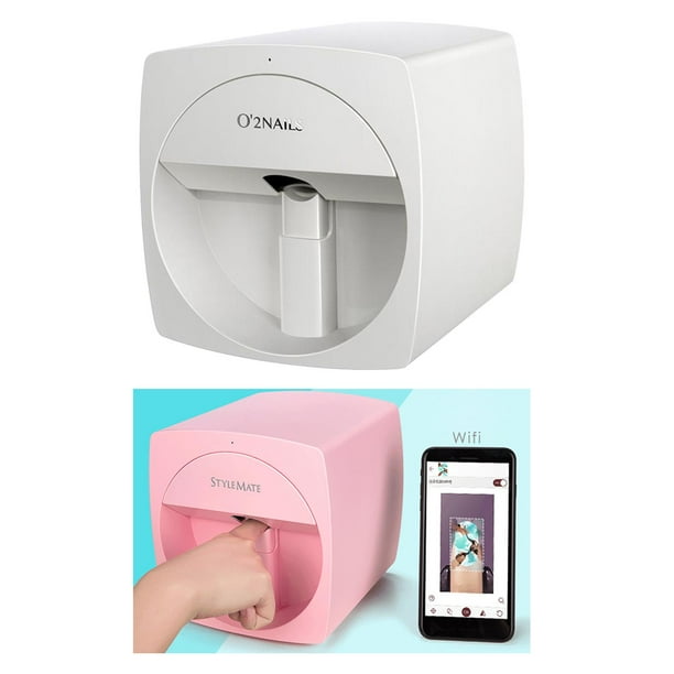 Impresora de uñas eléctrica 3D impresora de uñas impresora móvil USB Multi-color sello Digital - Sin pantalla Salvador Dali máquina impresora de uñas
