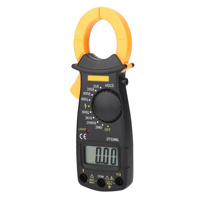Multímetro de abrazadera BuyWeekMX DT3266L LCD digital Multímetro DL Construcción robusta