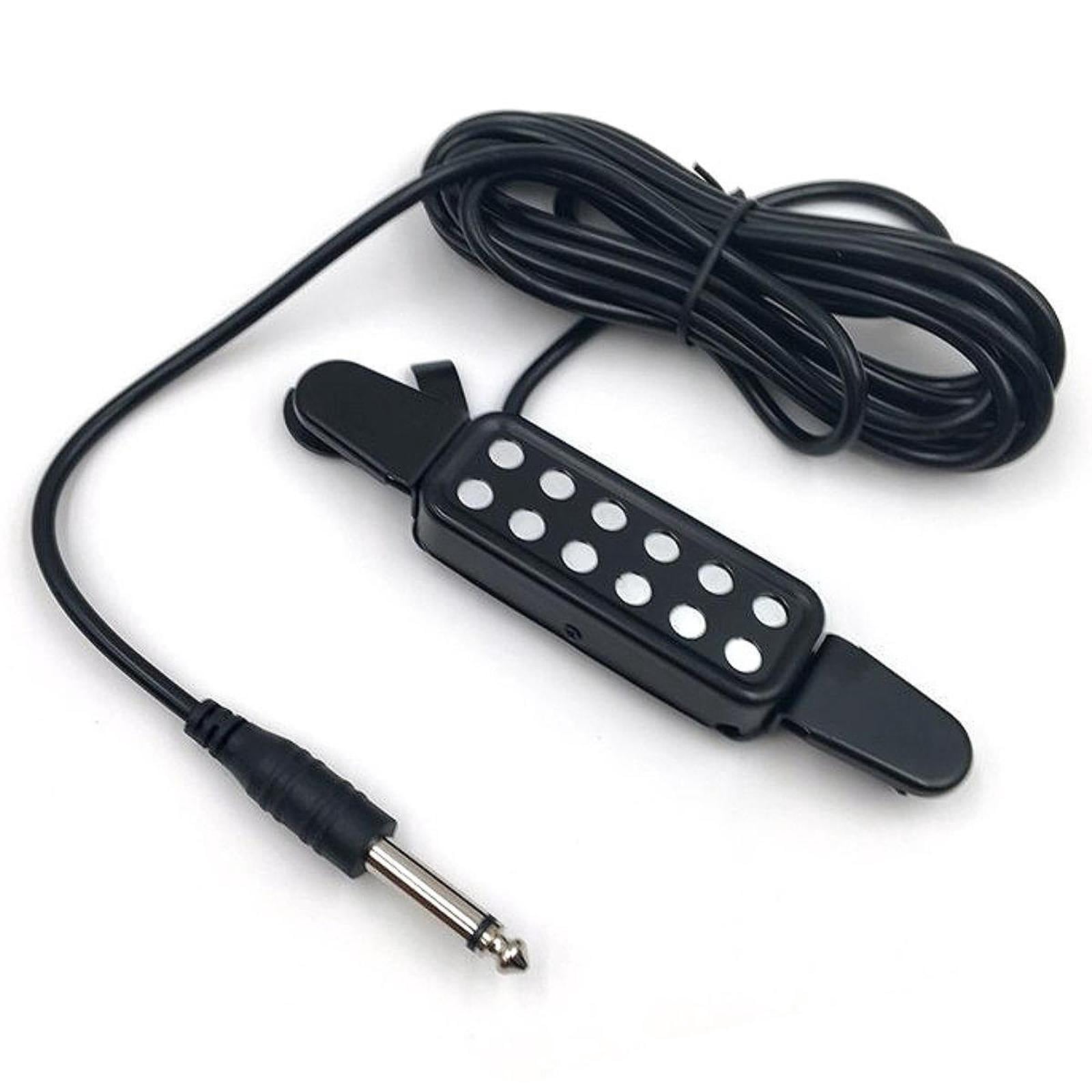 Soundhole Guitar Pickup Electric Transducer Durable Metal for Player Amplifying on Stage Acoustic Guitar