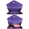 thumbnail image 6 of Dasein Women's Evening Bag Pleated Envelope Clutch Handbag Wedding Party Bridal Purse, 6 of 7